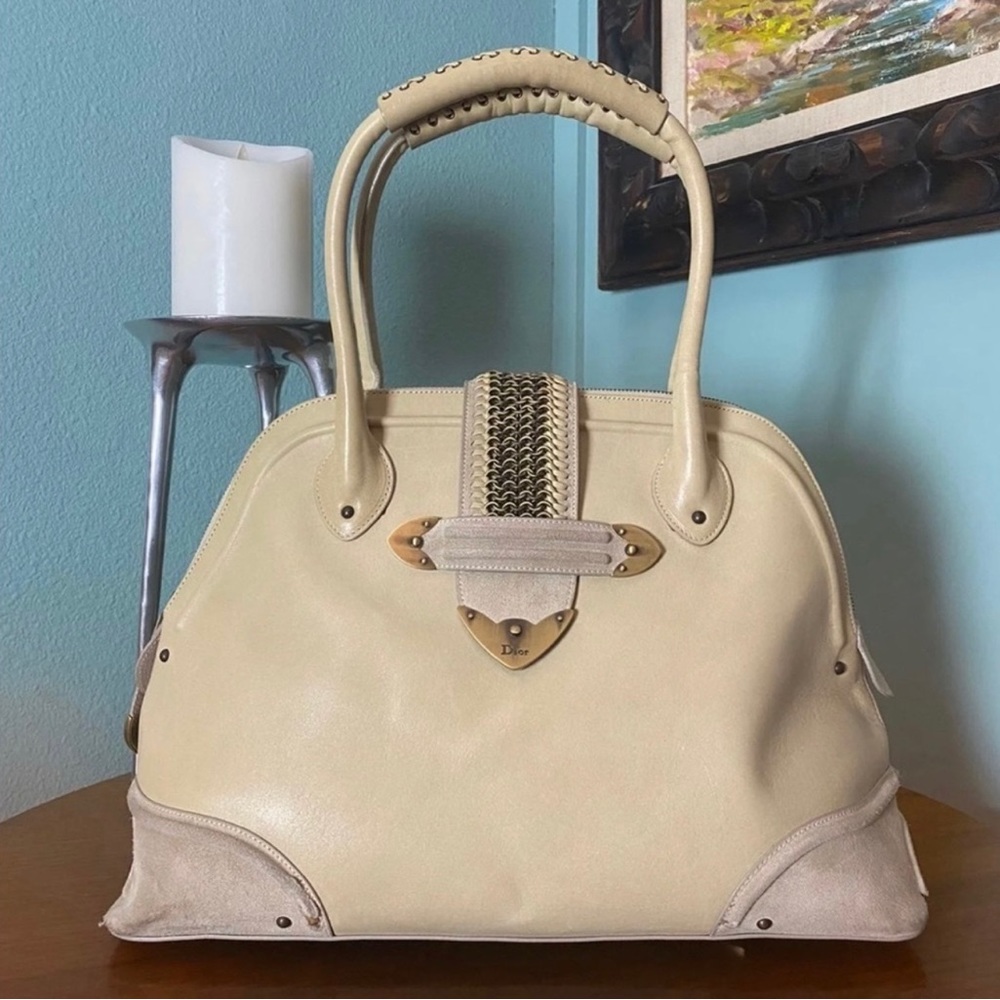 Authentic Christian Dior Jeanne Satchel with Certificate of Authenticity